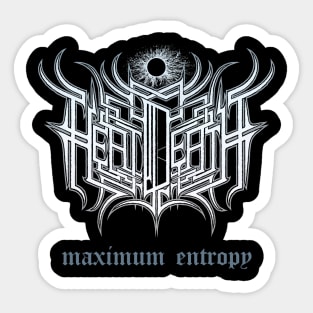 Heat Death - Maximum Entropy Sticker